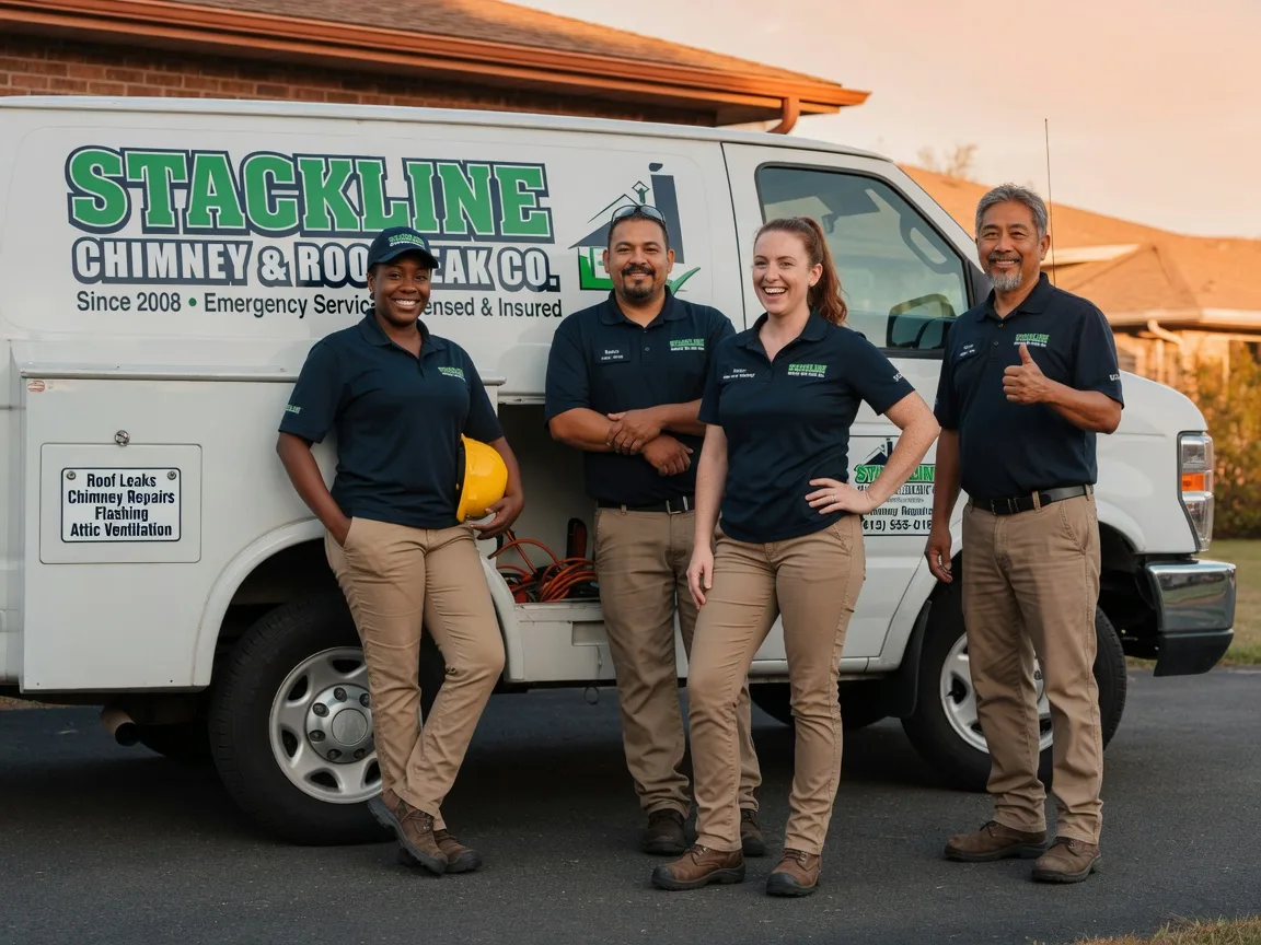 Chimney flashing repair company in Port Neches, TX